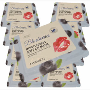 Parches hidratantes mascarillas de labios  balsamos labiales, Blueberries, 10 unidades
