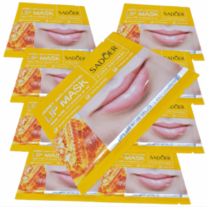 Parches hidratantes mascarillas de labios  balsamos labiales, Miel, 10 unidades