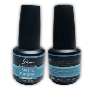Top Coat Matte Loveyes, 15 ml