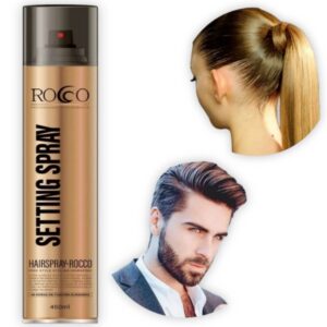 Laca o fijador para el cabello en aerosol, Rocco,  450 ml