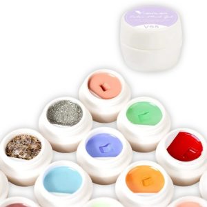 Set de 60 Geles Color para Uñas, con muestrario
