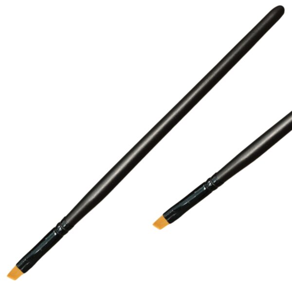 Pincel Biselado para el diseño de cejas, con celdas firmes y suaves