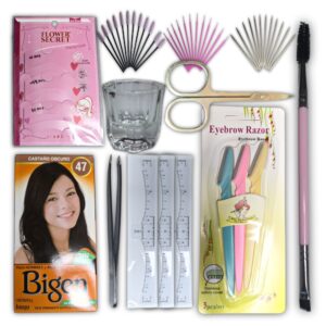 Kit de Cejas Semipermanentes Básico, con 1 Bigen a escoger (Nros. 26, 45, 46, 47, 48, 56, 57, 58 y 59) PRECIOS INCLUYEN IVA