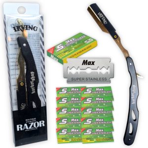 Navajin + 10 Hojillas para barber