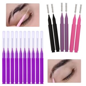 Pack de 10 mini cepillos para laminado de cejas