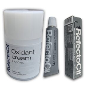 Tinte RefectoCil para cejas y pestañas graphit + oxidante en crema 3%