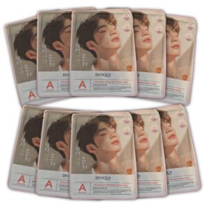 Mascarilla facial antioxidante de astaxantina, 10 sachets de 25 ml c/u.