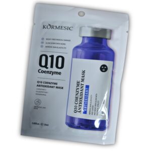 Mascarilla facial antioxidante de coenzima Q10, 10 sachets de 25 ml c/u.