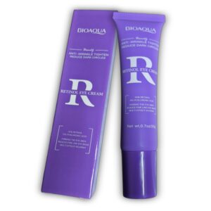 Crema antiarrugas de ojos y correctora de ojeras con retinol y ácido Hialurónico, Bioaqua 20g