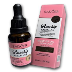 Aceite facial hidratante y antioxidante de rosa mosqueta, 30 ml