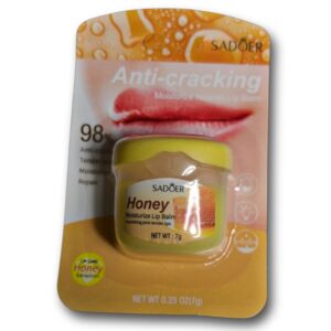 Balsamo labial hidratante anti-agrietamiento. Miel, 7 ml