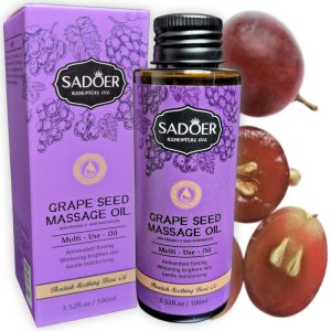 Aceite de semillas de uvas para masajes Sadoer 100ml.