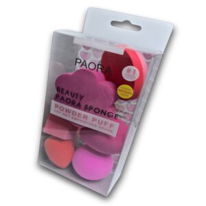 Set de 10 esponjas ultra suaves para maquillaje, diferentes formas y tamaños