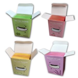 50 pares de parches de hidrogel para ojos, útil en la realización de lifting y extensiones de pestañas