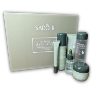 Kit facial hidratante con extracto de Palta, tratamiento completo, Set de 6 piezas