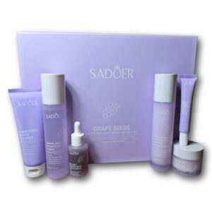 Kit facial multiefecto antioxidante, con semillas de uvas, tratamiento completo, Set de 6 piezas