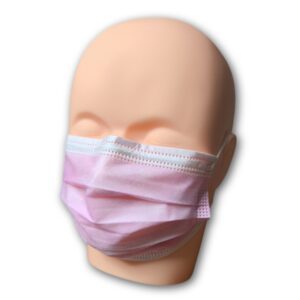 Set de 10 cubrebocas, tapabocas, Rosados.