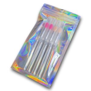 Set de 4 cepillos de silicona para labios y cejas