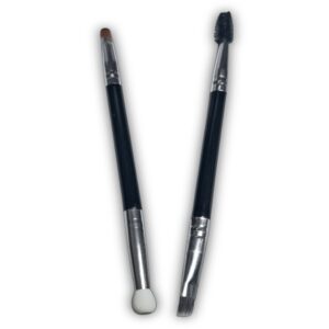 Set de 2 pinceles para diseño de cejas, celdas ultra suaves y definidas