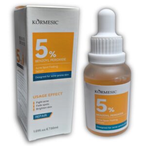 Suero controlador de acné Kormesic con 5% de peroxido de benzoilo 30ml