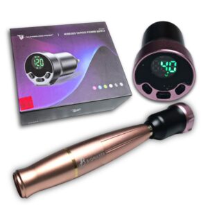 Fuente de poder o de alimentación para convertir dermográfos con cables tradicionales en inalámbricos, marca Thunderlord DC004, para dermografos con conexión RCA, como el P90, P300, P30...