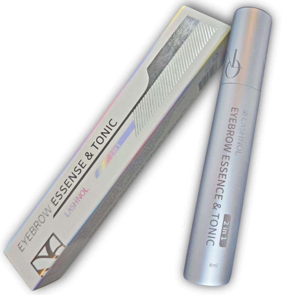 Eyebrow Essense & Tonic Lashnol 8 ml. Promueve el crecimiento de las cejas y pestañas, a su vez nutre, hidrata y fortalece los vellos