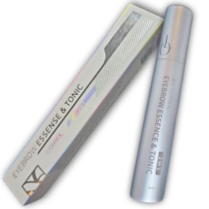 Eyebrow Essense & Tonic Lashnol 8 ml. Promueve el crecimiento de las cejas y pestañas, a su vez nutre, hidrata y fortalece los vellos