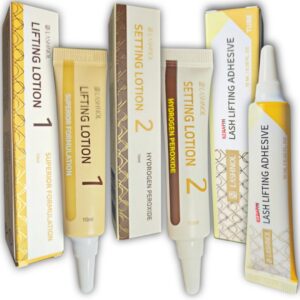 Lifting de Formulación Superior Lashnol con Cisteamina, producto Coreano, presentación en tubos de 10 ml, Incluye 1 permanente y 1 neutralizante + 1 pegamento Lashnol de 10ml