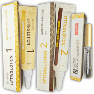Lifting de Formulación Superior Lashnol con Cisteamina, producto Coreano, presentación en tubos de 10 ml, Incluye 1 permanente y 1 neutralizante + 1 pegamento Lomansa de 5 ml
