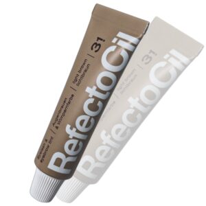 Tinte profesional para cejas y pestañas RefectoCil en tubos de 15 ml Light Brown