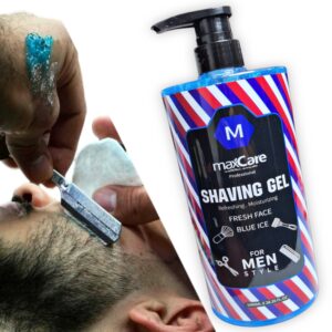 Gel profesional para Barbería Blue Ice maxCare 1 litro.
