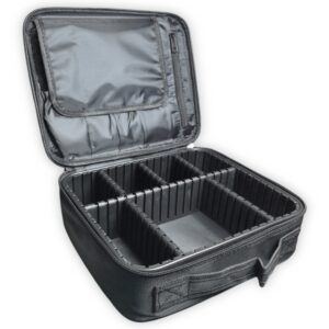 Maleta Bolso Estuche organizador pequeño de maquillaje y cosmeticos Negro