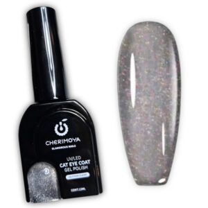 Esmalte Ojo de gato Chery Glitter Clear 001