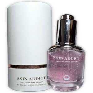 Serum Facial Coreano de Regeneración Completa con Multi Vitaminas, Skin Addict Pink Vitamin Serum, de Dlux Profesional, 20 ml