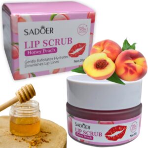 Exfoliante para labios, exfoliante labial, Honey Peach 20g
