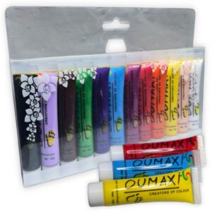 Set de 12 pinturas acrilicas para el diseño de uñas
