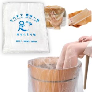 Bolsas desechables para spa o pedicura 100 unidades.