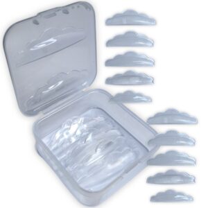 Bigudies Frozen Autoadhesivos para Lifting, 5 pares, diseño de nube, Transparentes, Curva C Dlux
