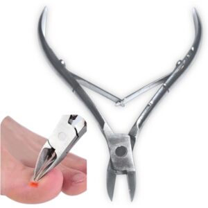 Cortacuticula de acero inoxidable, plateado