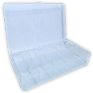 Caja organizadora de accesorios rectangular con separadores