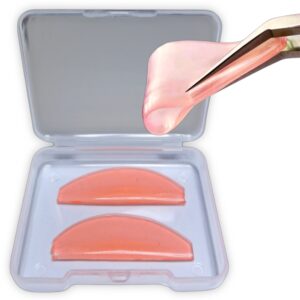 Bigudies Frozen Autoadhesivos planos para lifting coreano, color  naranja,  1 par Dlux