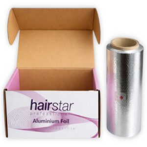Papel de Aluminio para mechas o visos capilares, profesional hairstar, 12cm x 50m
