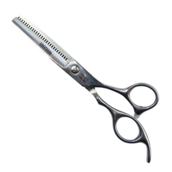 Set de dos tijeras de acero inoxidable Matte de alta precisión, incluye 1 tijera esculpidora y una tijera de corte recto - Imagen 3
