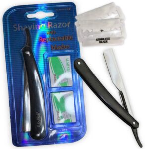 Kit de Navaja o navajin para Barberia + Hojillas intercambiables