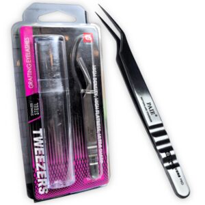 Pinza Extensiones Pestañas Acero Inoxidable Ultra Calibrada PAIE PA-07A