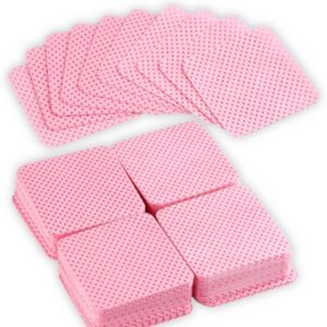 Pack de 300 pañitos sin pelusa de algodón esteril, para faciales, manicure y pedicure.