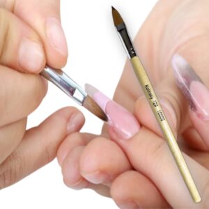 Pincel Kolinski #12 profesional para uñas acrílicas manicure.