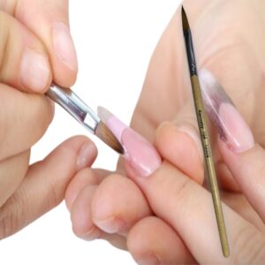 Pincel Kolinski #10 profesional para uñas acrílicas manicure.