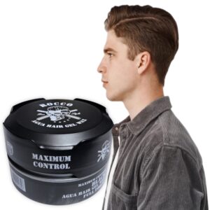 Cera Gel modeladora de cabello Rocco Black 50 ml