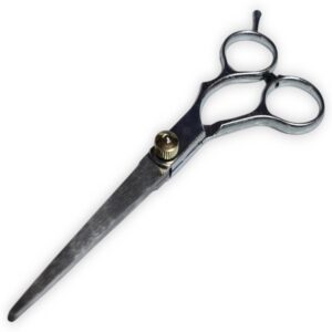 Tijera Profesional para peluquería barbería, en acero inoxidable plateada, 16 cm, Mod 108997